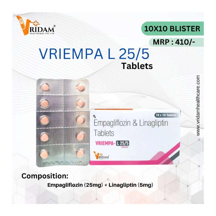 VRIDAPA MV 10/100/500 TABLET