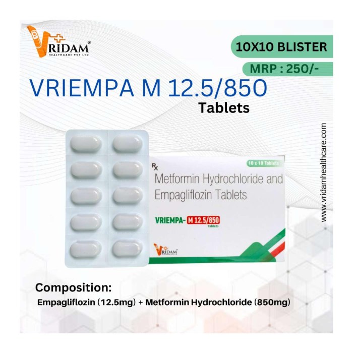 VRIDAPA S 10/50 TABLET