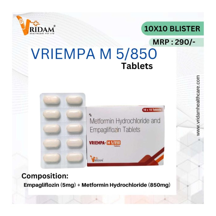 VRIDAPA S 5/50 TABLET
